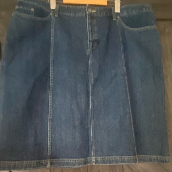 Blue Denim A-line Columbia skirt, NWOT, sz 20W - Picture 3 of 5